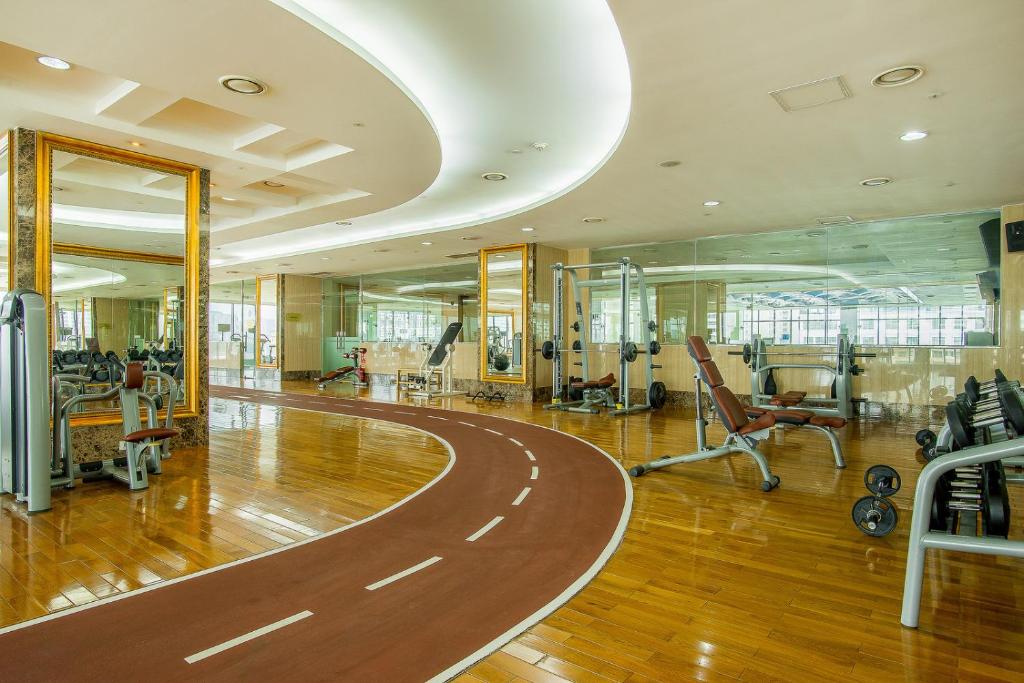 Fitness centrum a/nebo fitness zařízení v ubytování Grand Plaza Hotel Hanoi