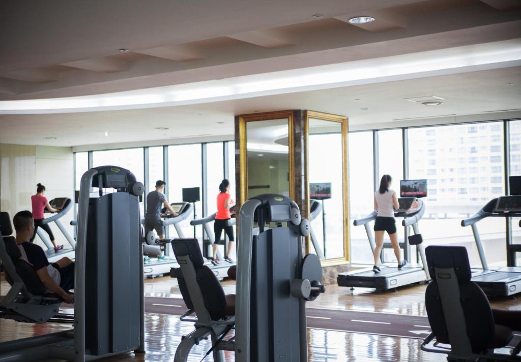 Fitness centrum a/nebo fitness zařízení v ubytování Grand Plaza Hotel Hanoi