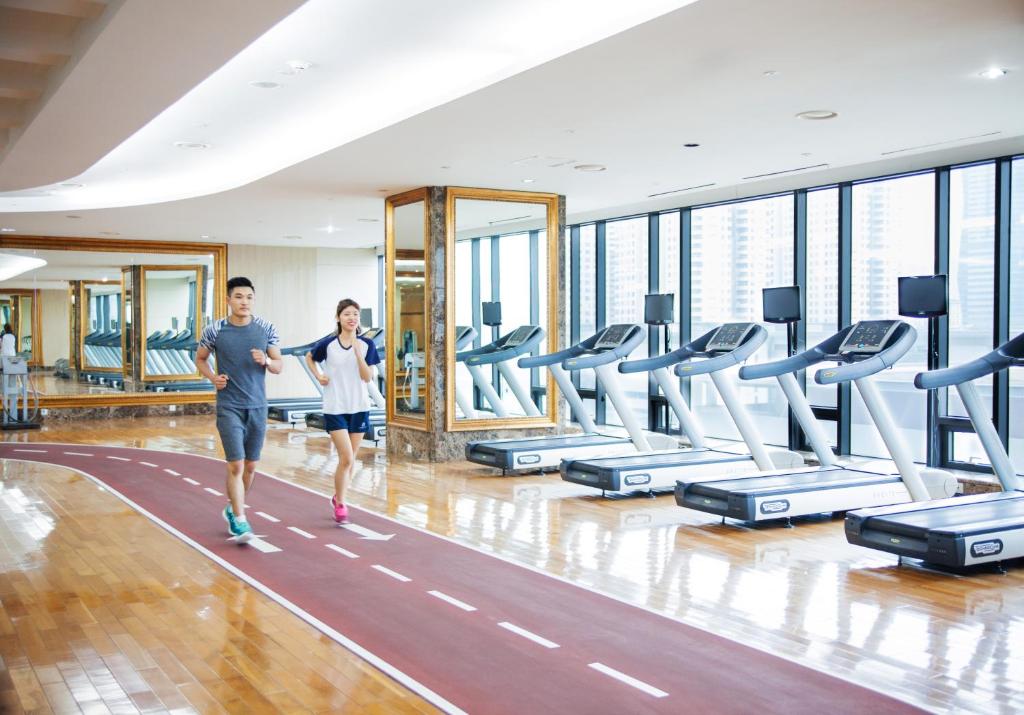 Fitness centrum a/nebo fitness zařízení v ubytování Grand Plaza Hotel Hanoi