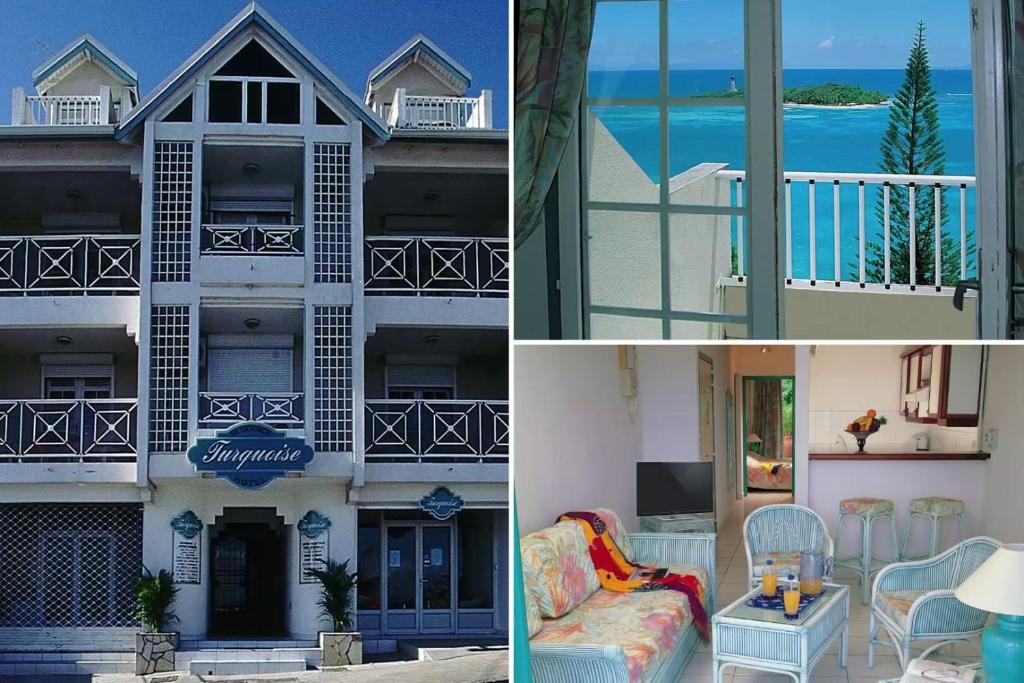 Balkón nebo terasa v ubytování Résidence Turquoise Guadeloupe - Vue mer et lagon