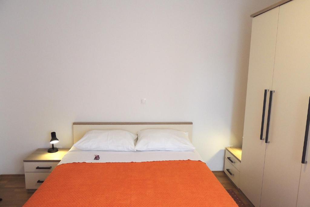 Posteľ alebo postele v izbe v ubytovaní Villa Pineta
