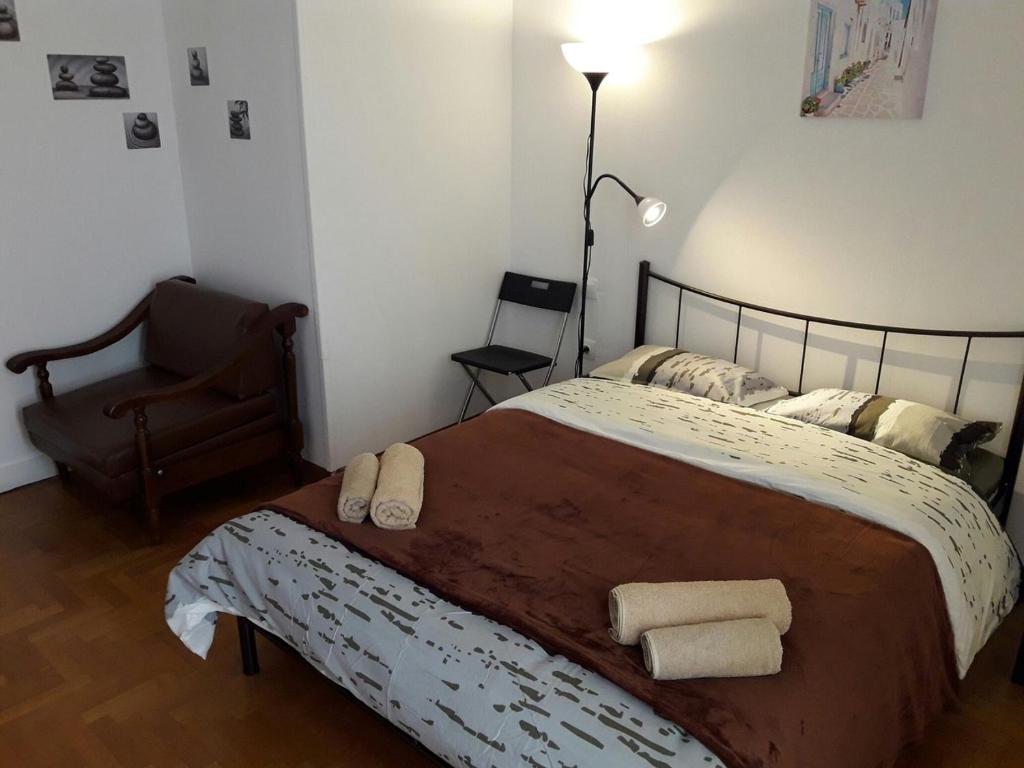 Posteľ alebo postele v izbe v ubytovaní Sfiggos 54 Guest House