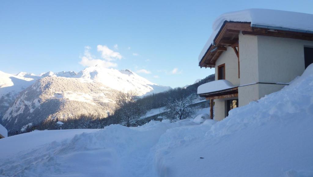 Chalet D&#39; Edmond durante o inverno