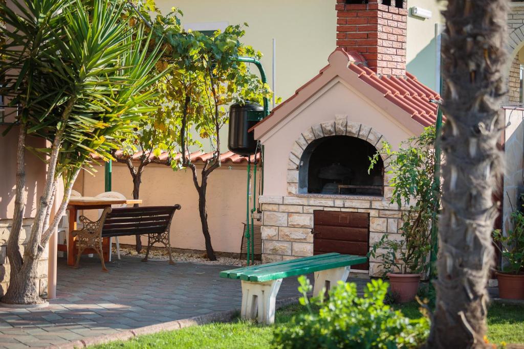 Zahrada ubytování Apartments Duranca