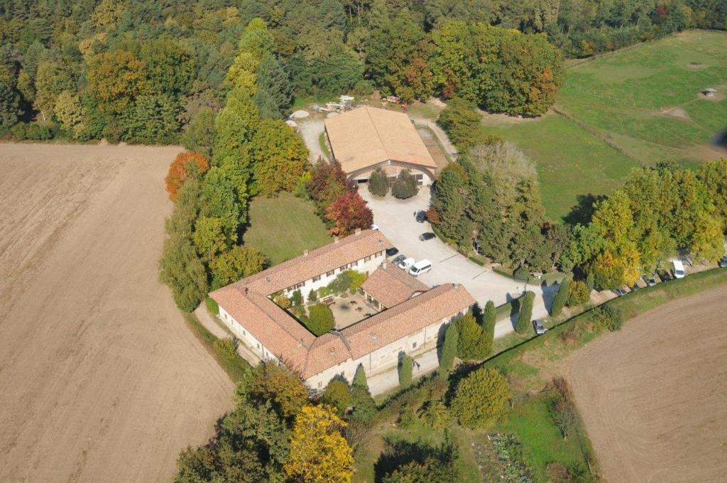 Widok z lotu ptaka na obiekt Agriturismo Cassinazza