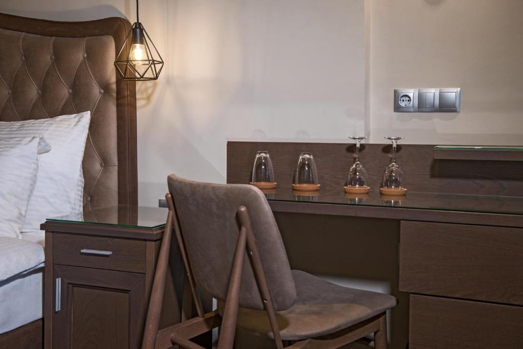 Posezení v ubytování Pyrgos Hotel