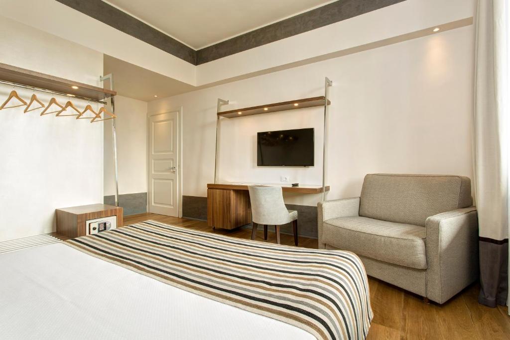 TV a/nebo společenská místnost v ubytování Hotel Orto de' Medici