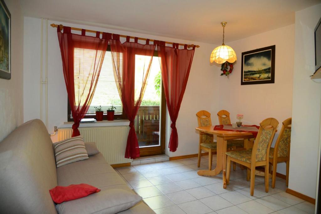 Posezení v ubytování Apartmaji Rabič