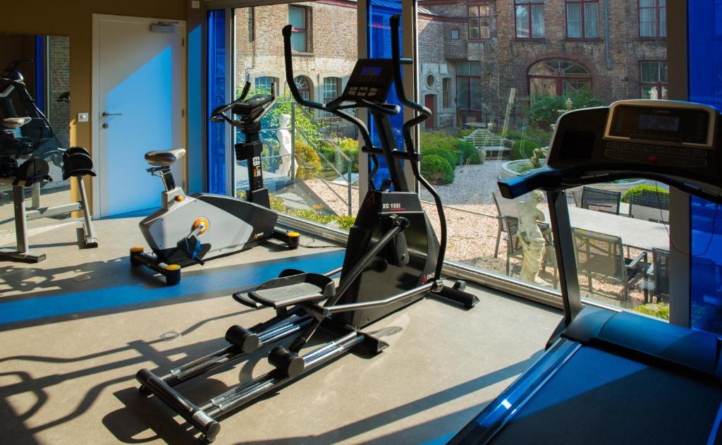 Fitness centrum a/nebo fitness zařízení v ubytování Hotel Jan Brito