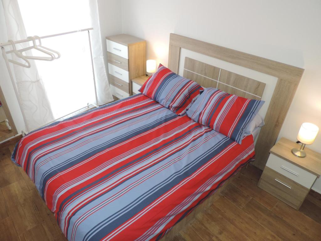Postel nebo postele na pokoji v ubytování Casa las tres Conchas (2)