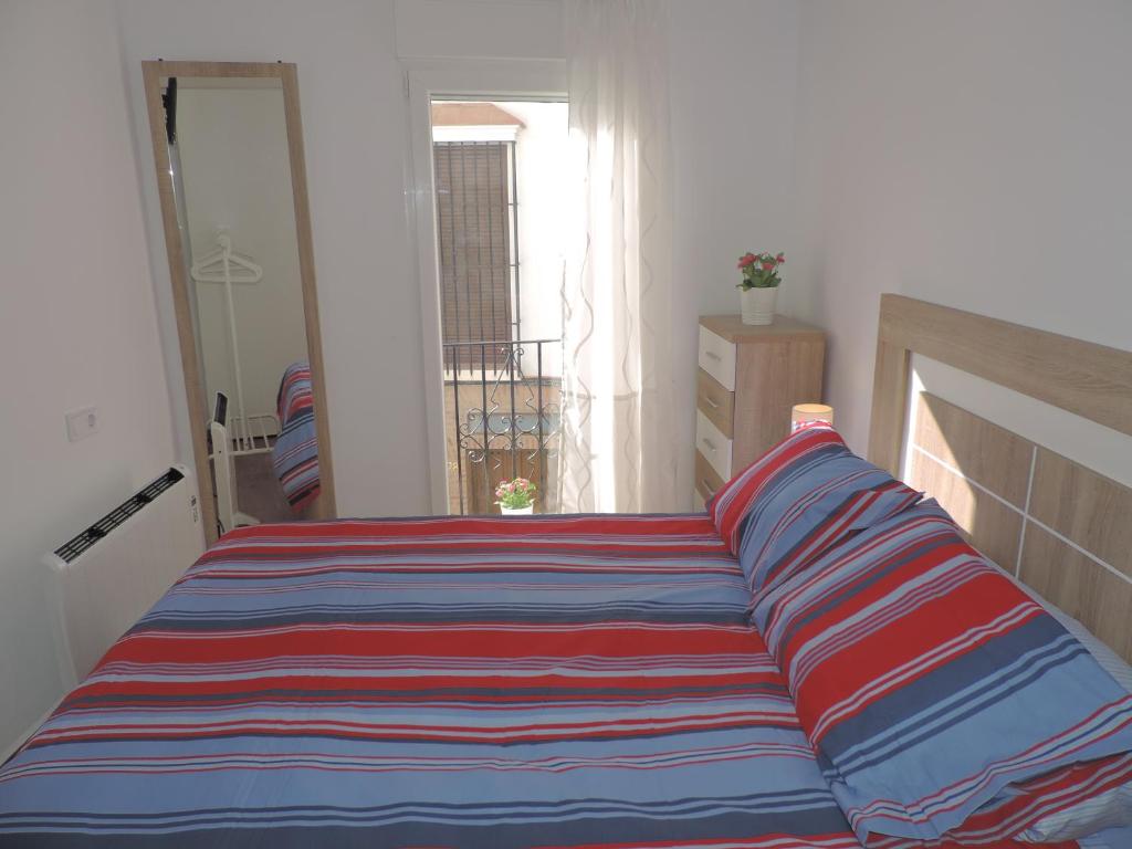 Postel nebo postele na pokoji v ubytování Casa las tres Conchas (2)