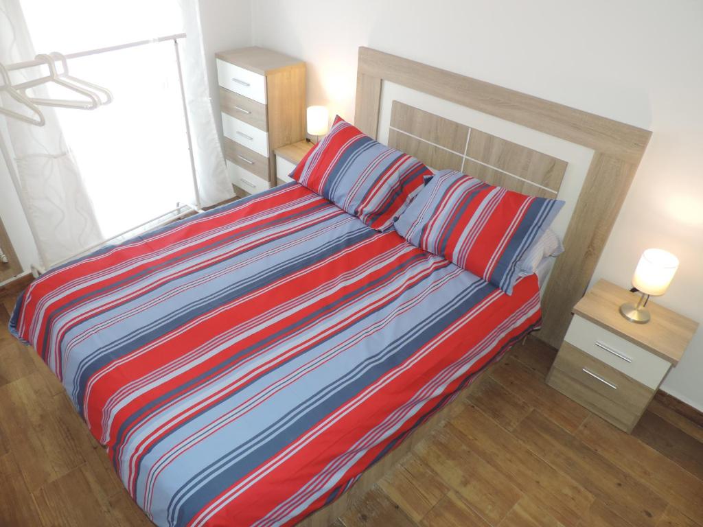 Postel nebo postele na pokoji v ubytování Casa las tres Conchas (2)