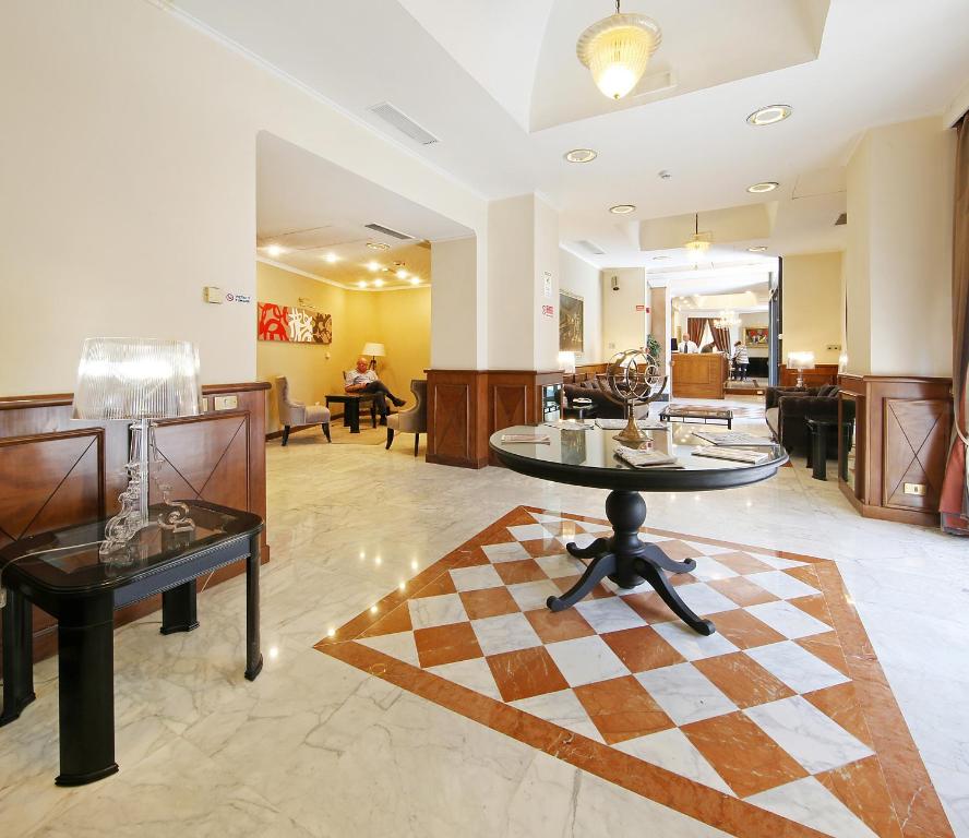 Posezení v ubytování Hotel Traiano