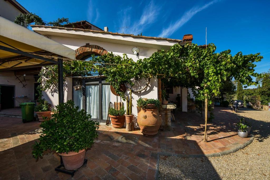 Zahrada ubytování Agriturismo Olmi Grossi