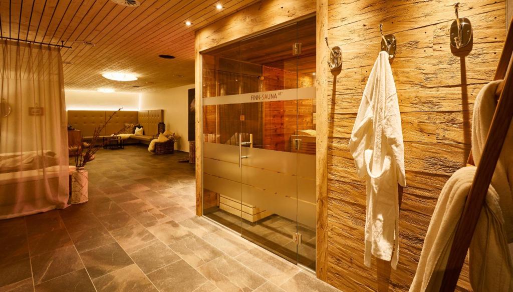 Koupelna v ubytování Hotel Gretina
