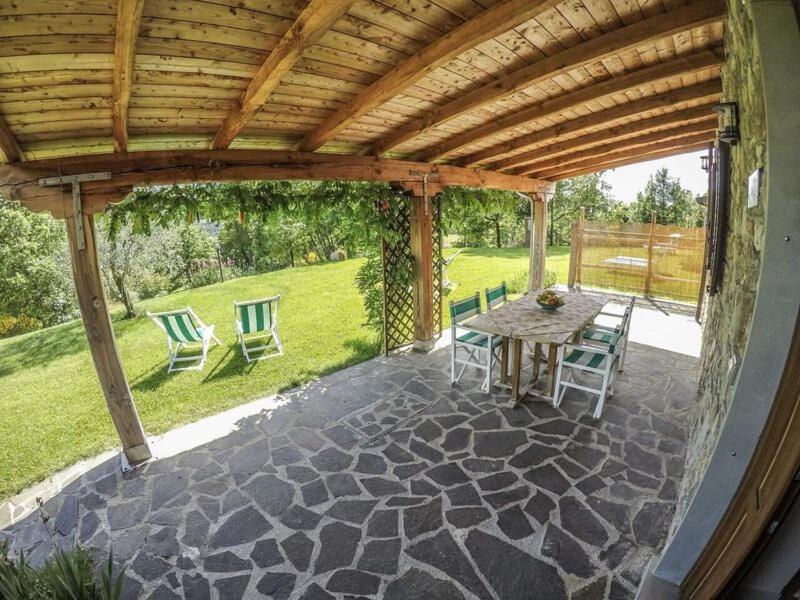 Zahrada ubytování Agriturismo Tripala