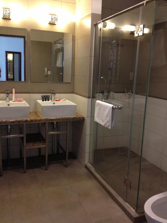 Koupelna v ubytování Gaya Centre Hotel