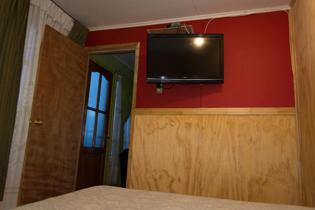 TV a/nebo společenská místnost v ubytování Departamento Hikari