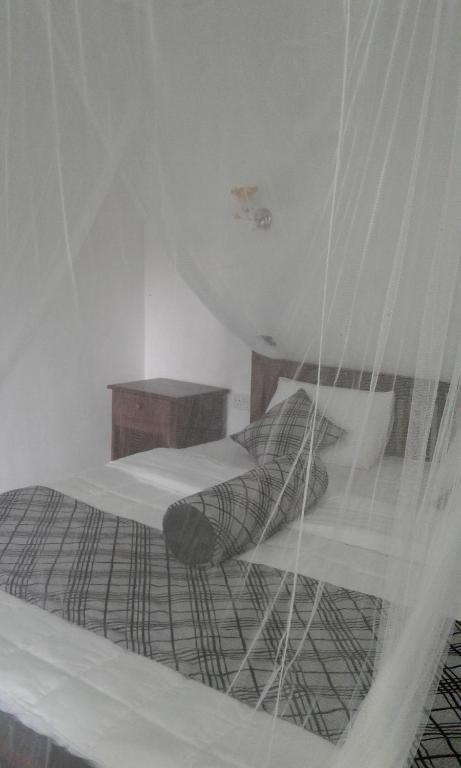 Postel nebo postele na pokoji v ubytování Mountain nest