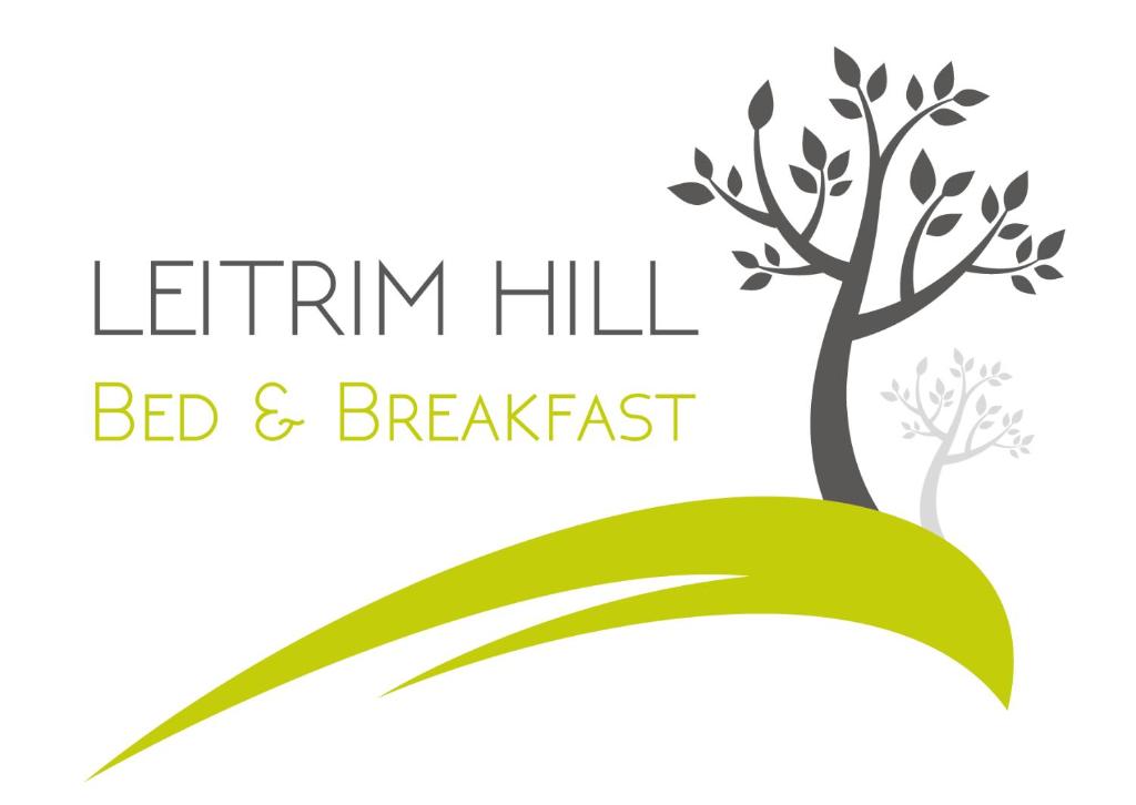 a tree with green leaves and the words vitamin hill bed and breakfast at Leitrim Hill Bed and Breakfast in Kilkeel