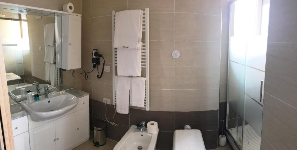 Koupelna v ubytování Residenza S.Event B&B