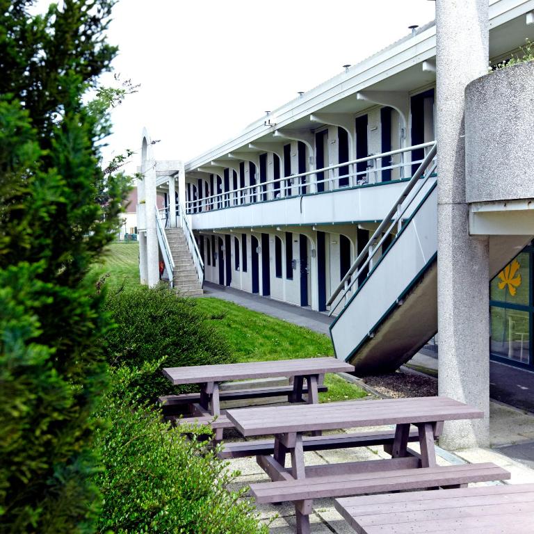 Balkón nebo terasa v ubytování Premiere Classe Chantilly Sud Luzarches