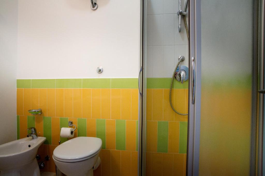 Koupelna v ubytování B&B Il Mandorlo
