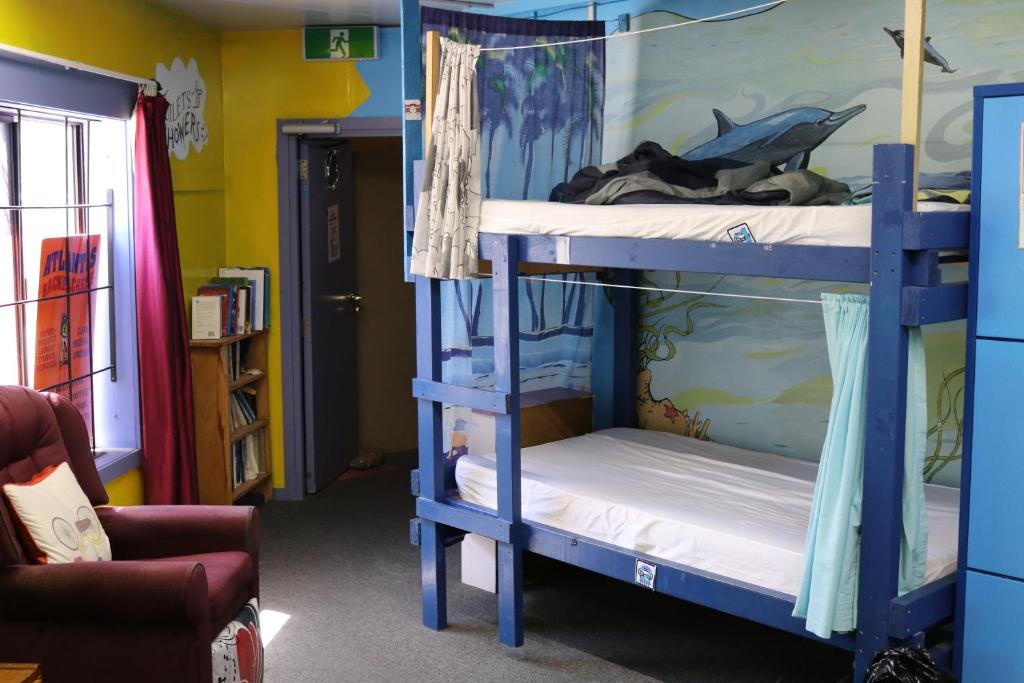 Voodi või voodid majutusasutuse Atlantis Backpackers toas