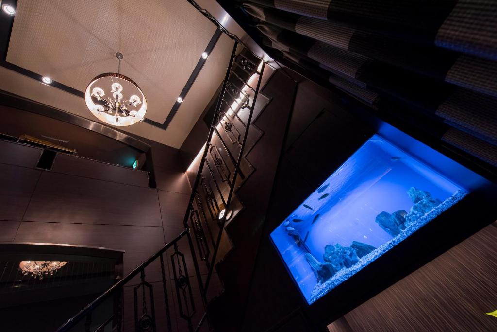 TV a/nebo společenská místnost v ubytování Hotel Aria(Adult Only)