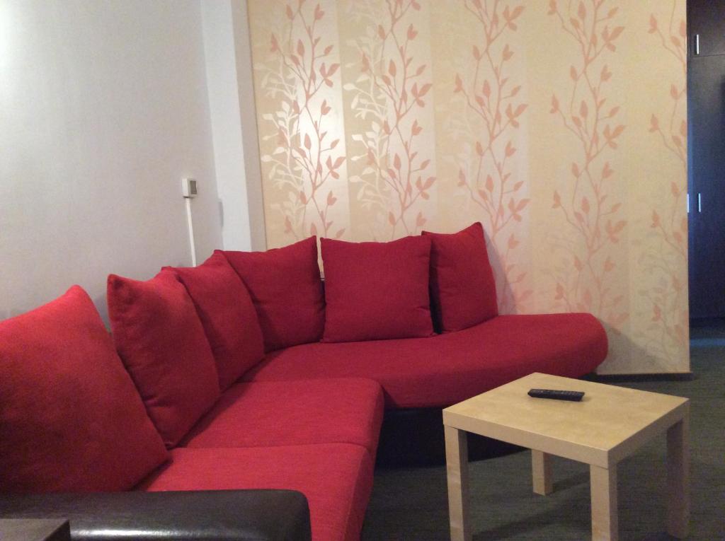 Posezení v ubytování Hotel Kilometrul Zero