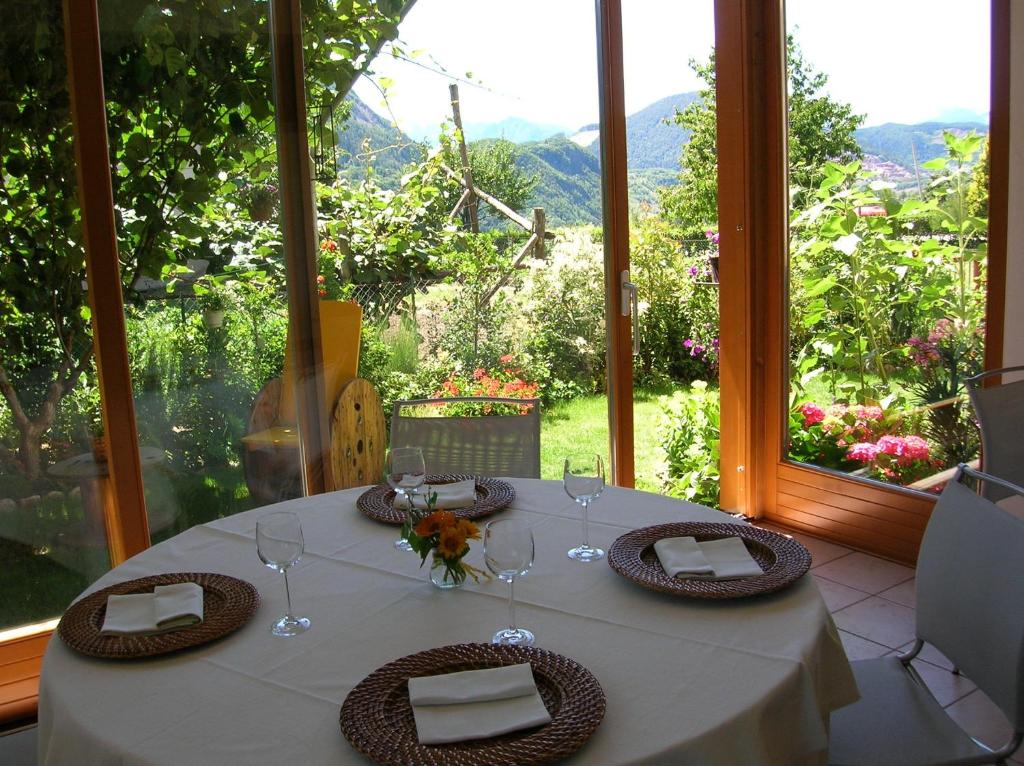 Nespecifikovaný výhled na hory nebo výhled na hory při pohledu z bed and breakfast