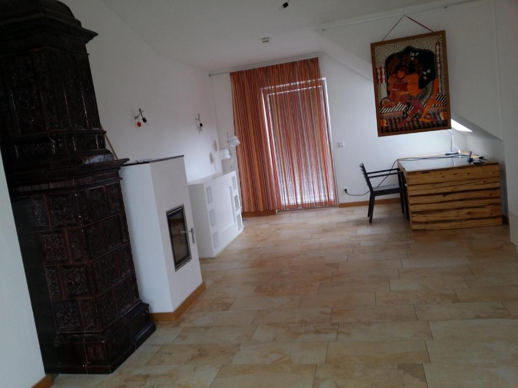 Kuchyň nebo kuchyňský kout v ubytování Hotel Aton