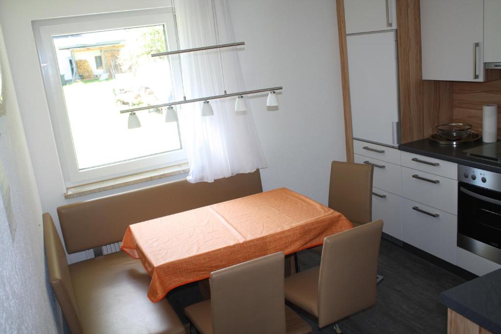 Kuchyň nebo kuchyňský kout v ubytování Haus Berta