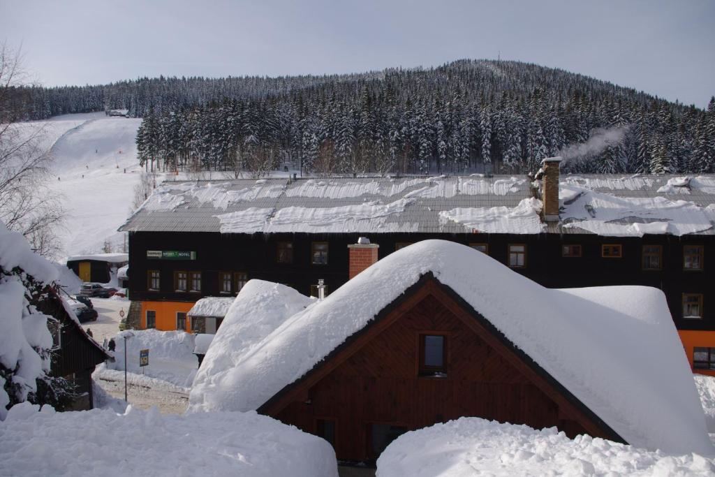 Harrachov Apartman v zimě