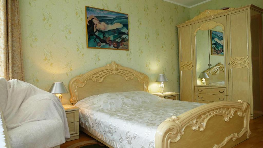 Postel nebo postele na pokoji v ubytování Nautilus