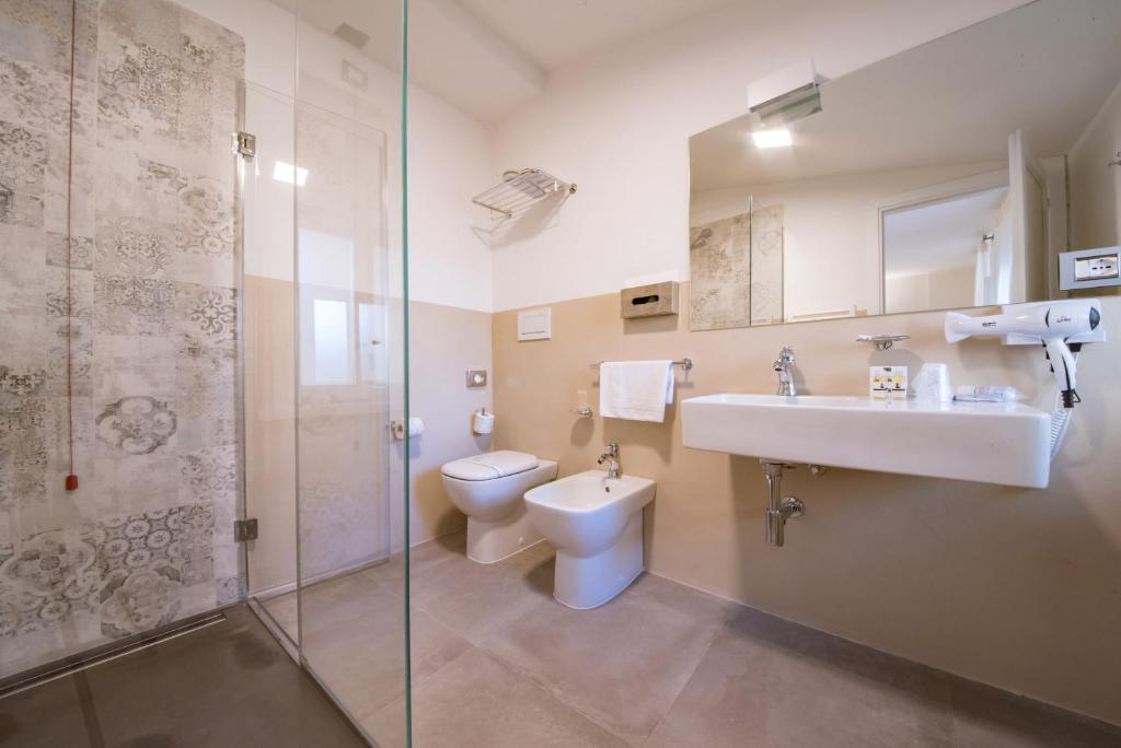 Koupelna v ubytování Hotel Il Palazzo