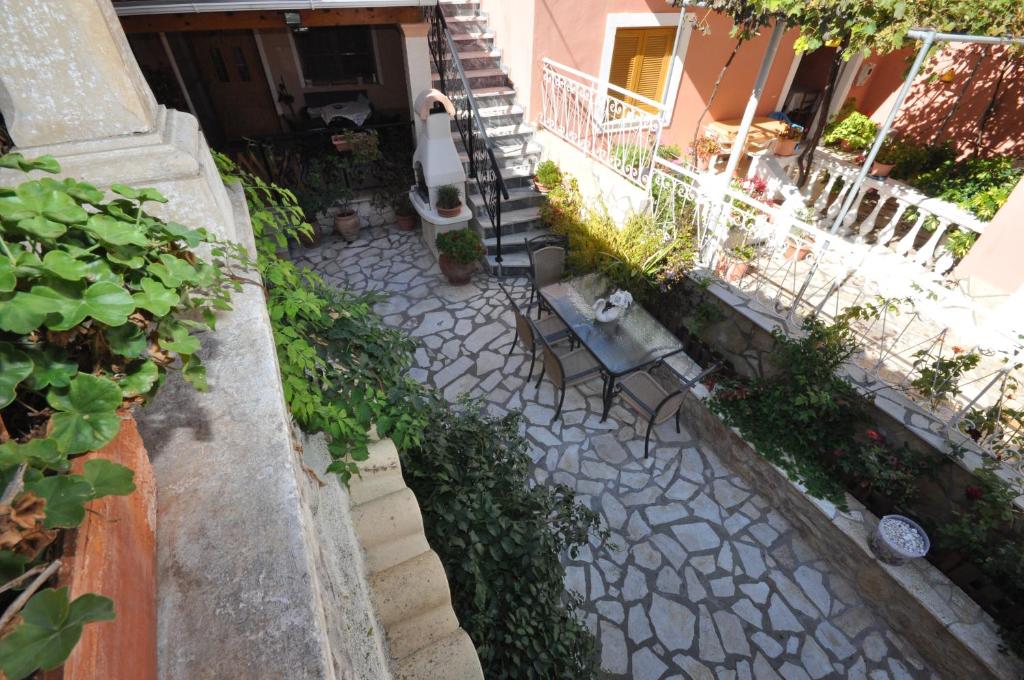 Zahrada ubytování Villa Makrades