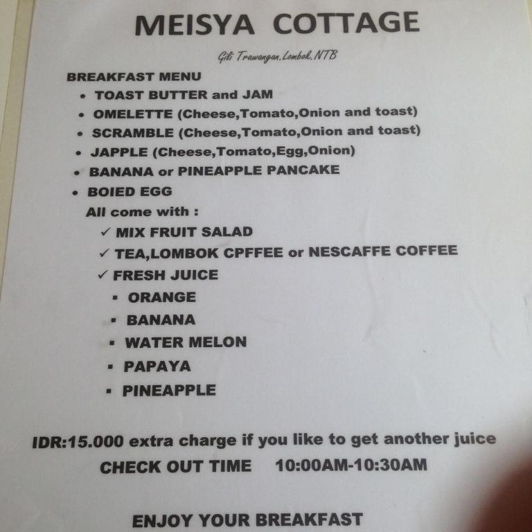 Fotografie z fotogalerie ubytování Meisya Cottage v destinaci Gili Trawangan