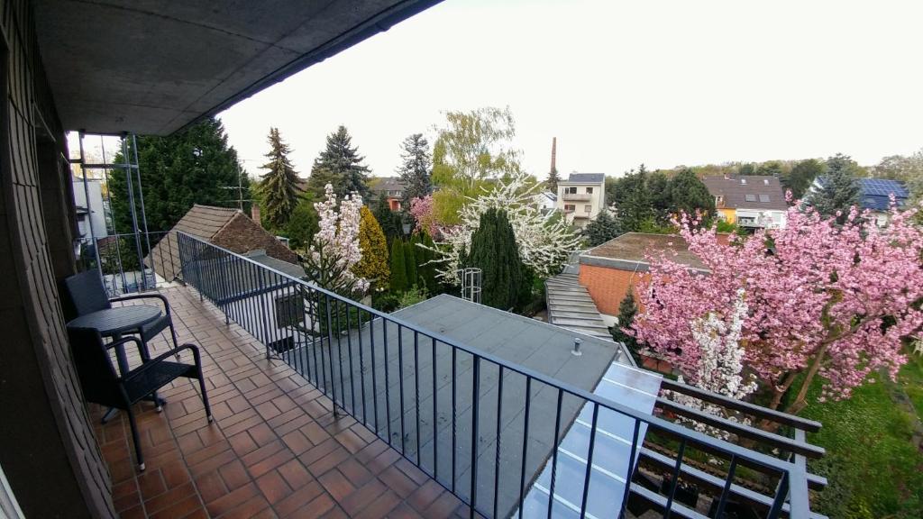 Balkón nebo terasa v ubytování Hotel Wilms