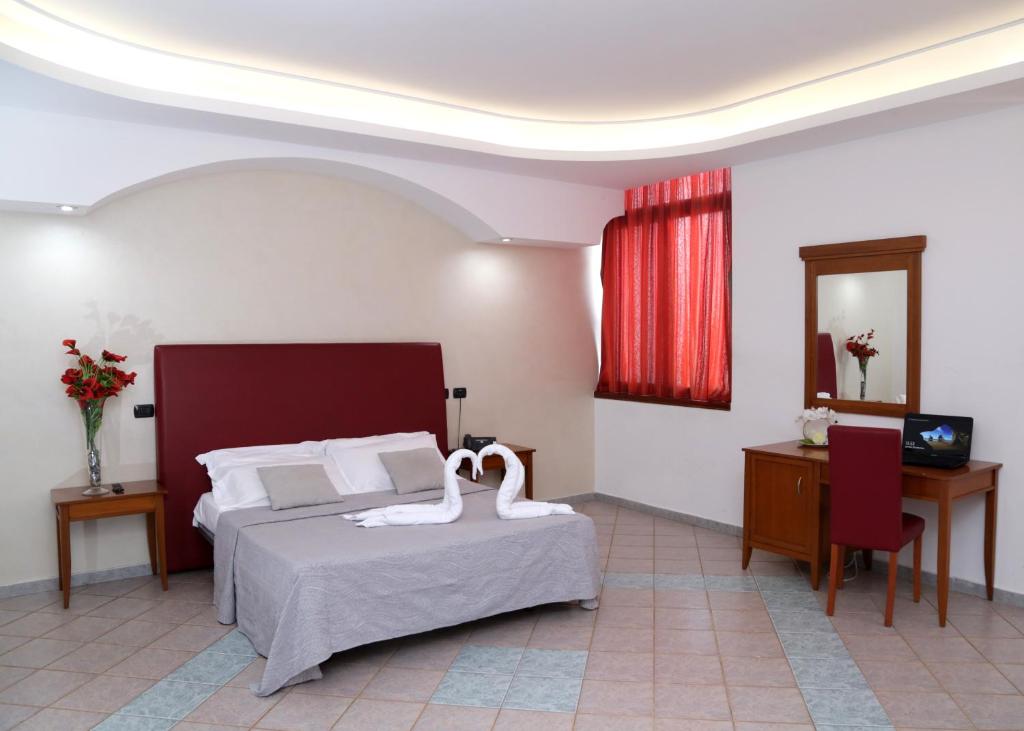 Χώρος καθιστικού στο Hotel Stefano a Melito