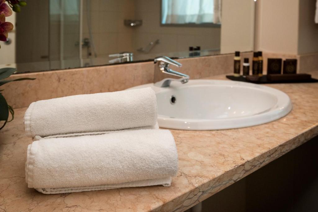 Koupelna v ubytování JR Hotels Gigli Firenze