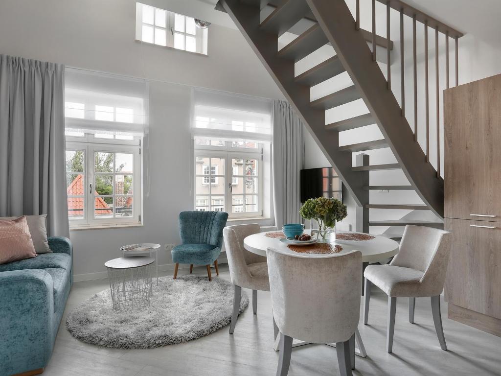 Posezení v ubytování Lavoo Boutique Apartments