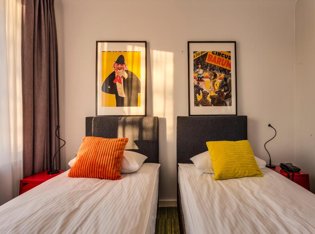 Posteľ alebo postele v izbe v ubytovaní B&B Julinek Park
