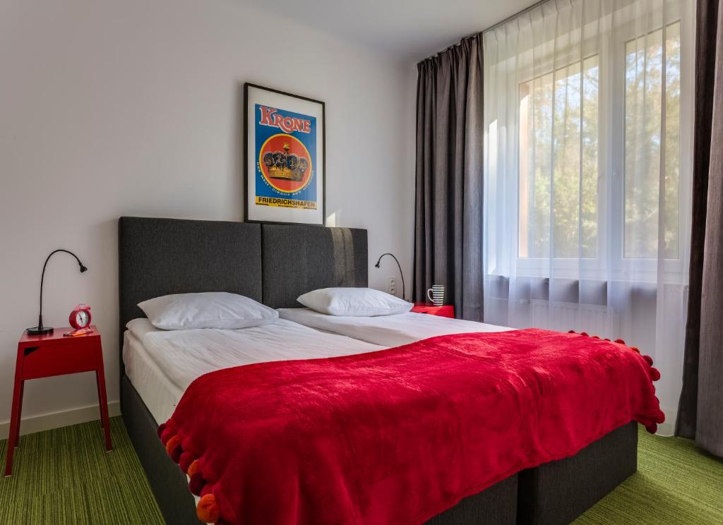 Posteľ alebo postele v izbe v ubytovaní B&B Julinek Park