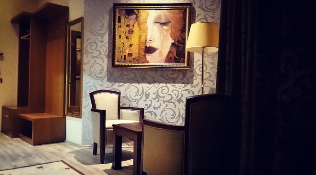 Postel nebo postele na pokoji v ubytování Hotel Austria