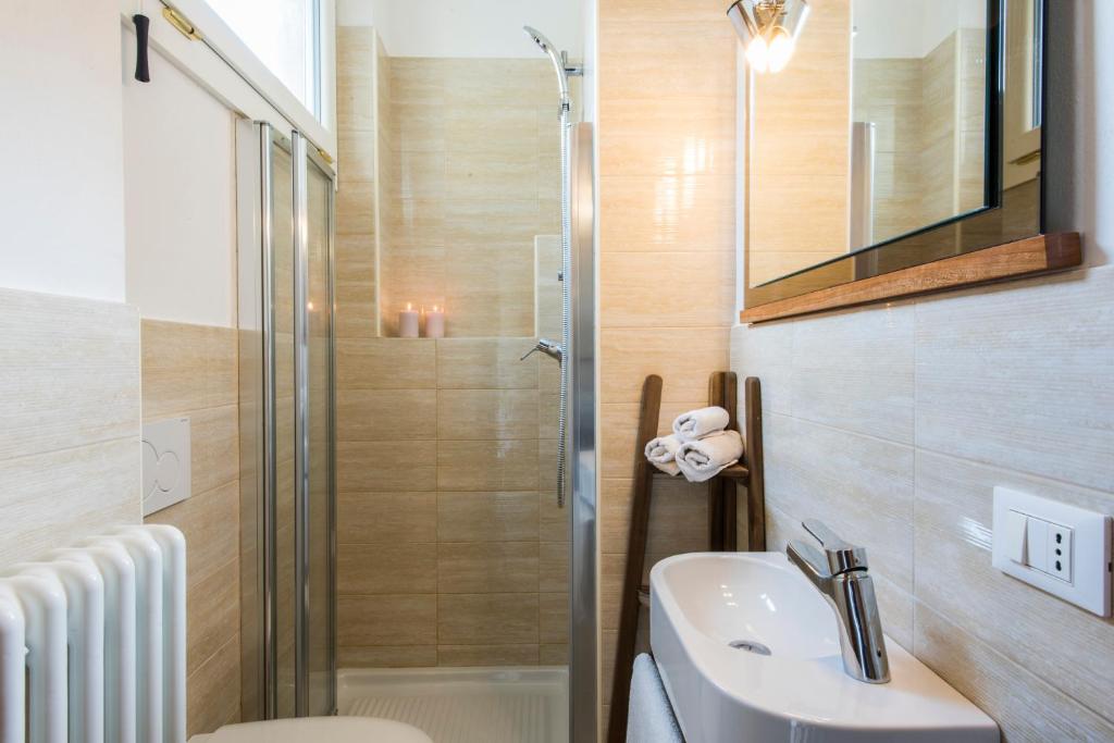 Kúpeľňa v ubytovaní Sotto la Torre