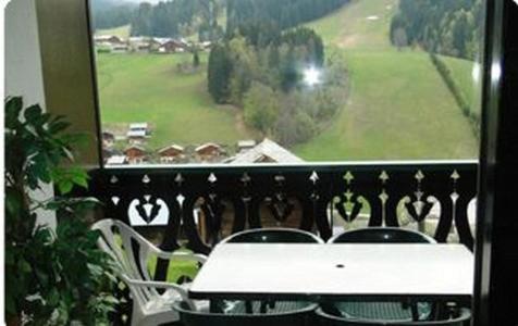 Balkón nebo terasa v ubytování Chalet Fleur des Alpes