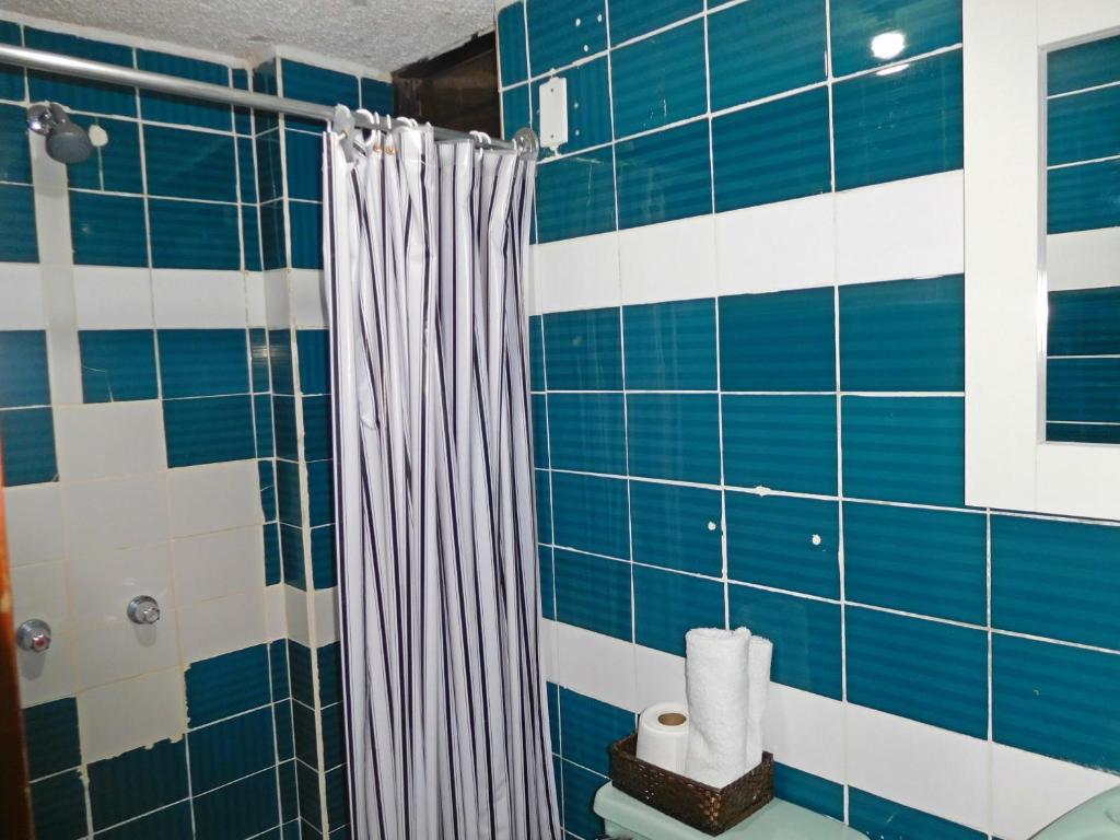 Koupelna v ubytování Hostal Alborada Riobamba