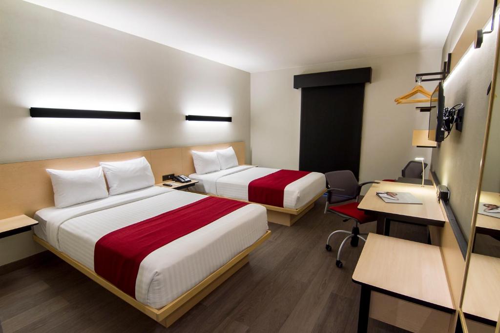 City Express Plus by Marriott Ciudad de México Mundo E - Tweepersoonskamer Met Twee Dubbele Bedden