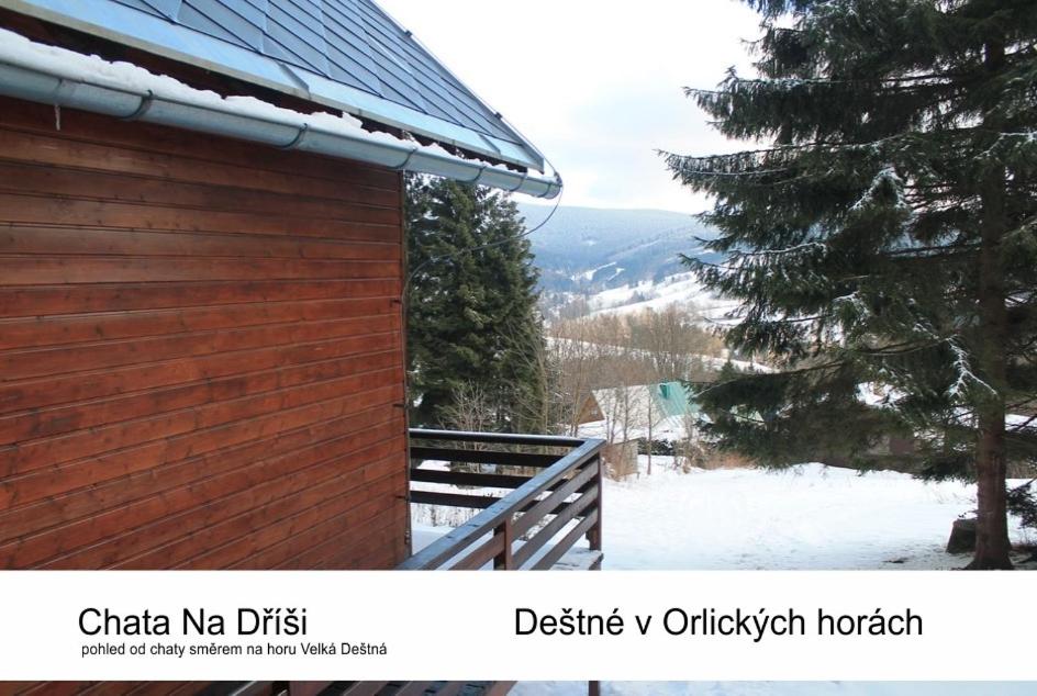 Chata Na Dříši v zimě